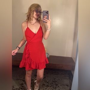 Red dress